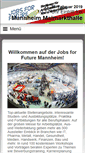 Mobile Screenshot of jobsforfuture-mannheim.de